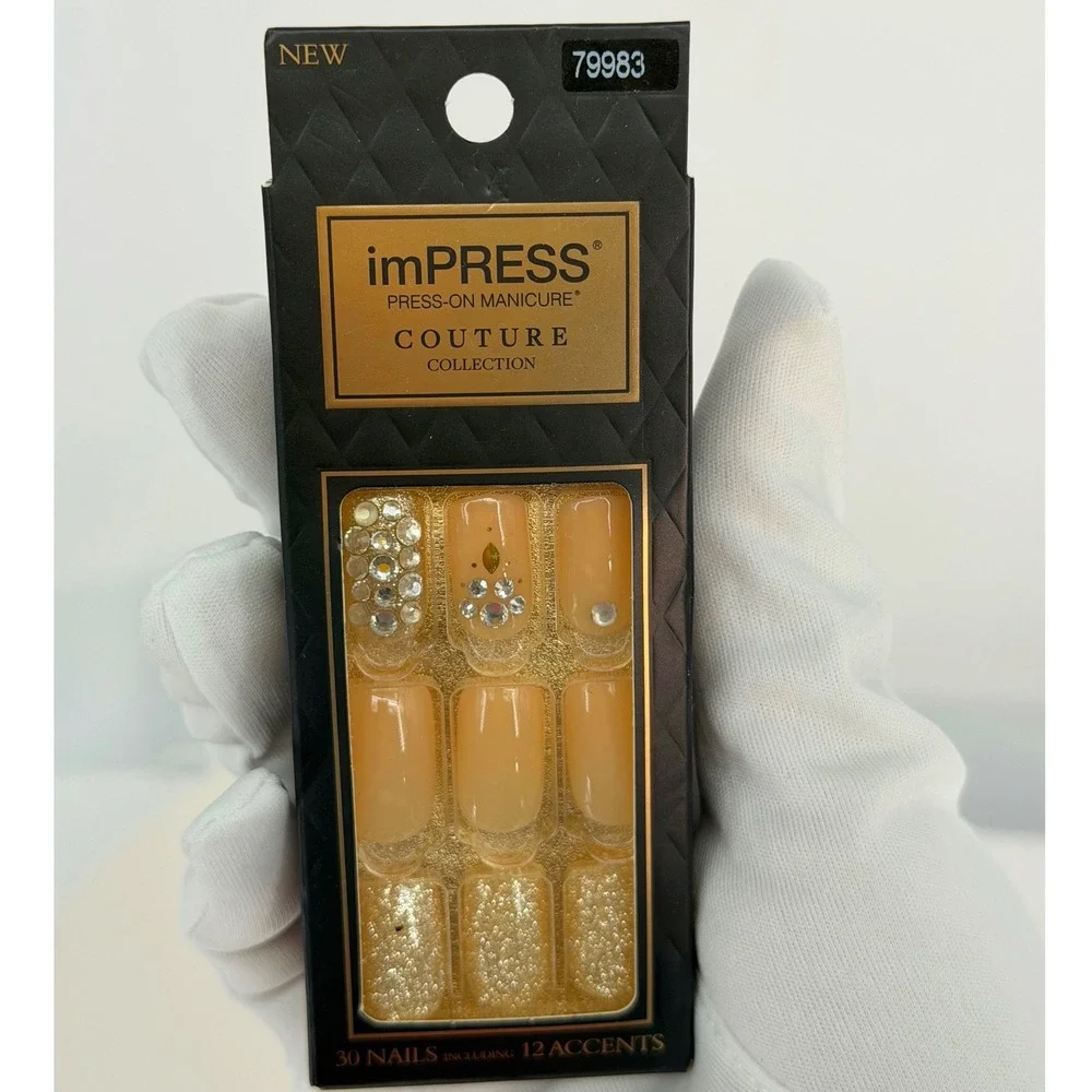 imPRESS Couture Collection Press-On Manicure Lush Life 30 Nails Rhinestone 93-31